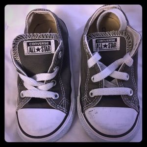 Toddler Grey Converse Size 8